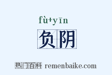负阴是什么意思的图片